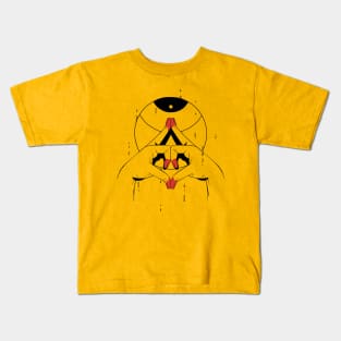 Third Eye Mudrah Kids T-Shirt